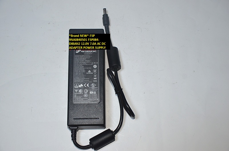 *Brand NEW* 12.0V 7.0A AC100-240V AC DC ADAPTER FSP 9NA0840501 FSP084-DIBAN2 POWER SUPPLY